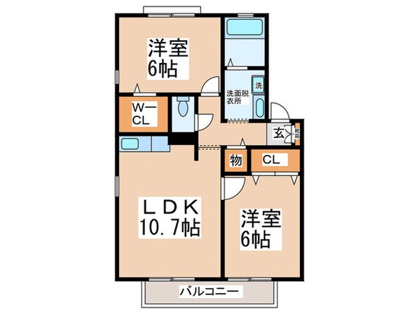 シャルマンコ－トＤ棟の物件間取画像